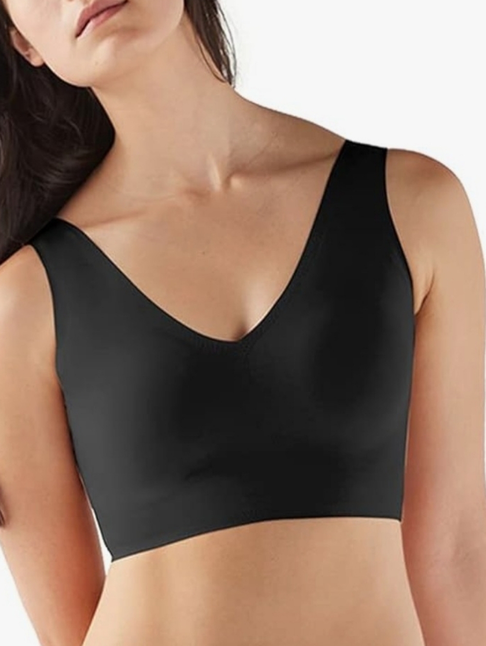 True & Co. - True Body V Neck Wireless Bra - Size Small